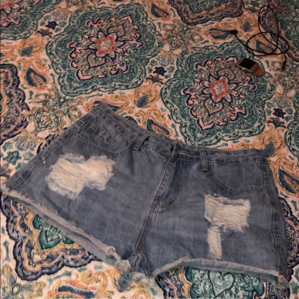 Shein denim shorts